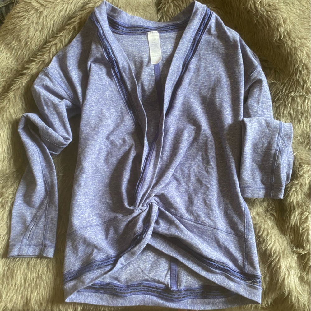 Ivivva Heathered Purple Long Sleeve Top